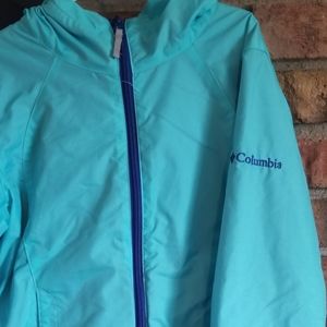 Girls Columbia Windbreaker sz small